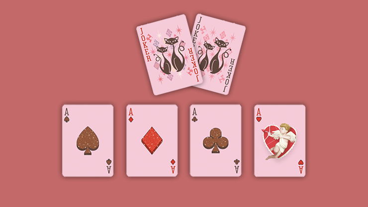 73686 alt3.png Bicycle Vintage Valentine Playing Cards by Collectable Playing Cards