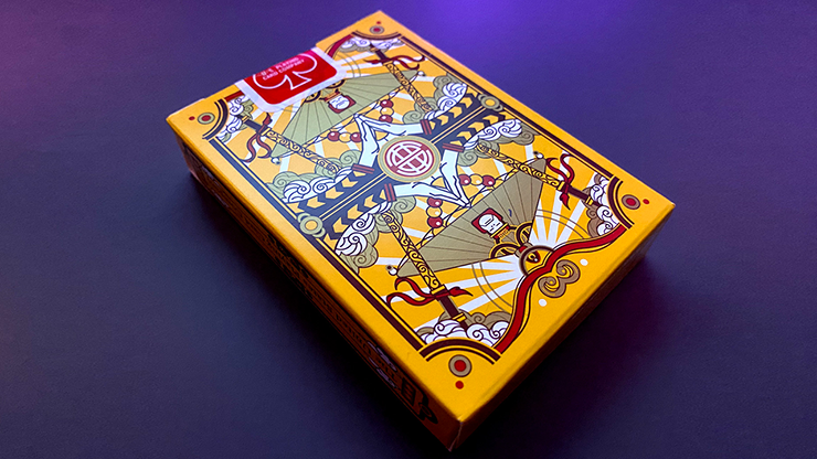 73771 alt1.png Bicycle Wukong Rebellion (Yellow) Playing Cards