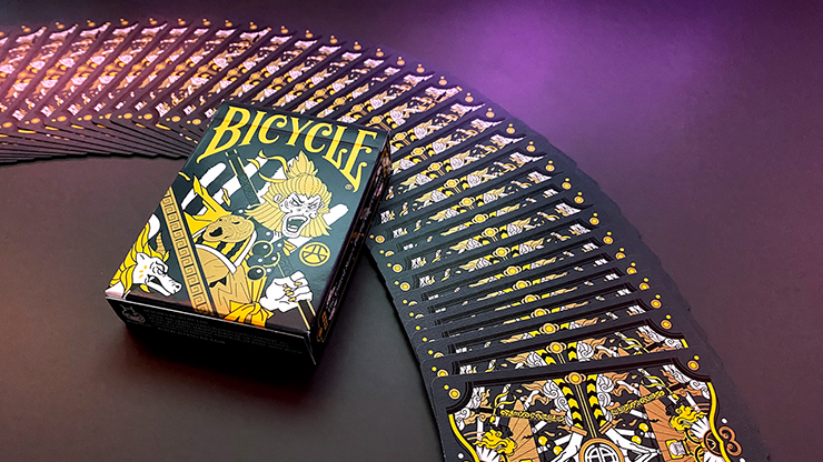 73772 alt2.png Bicycle Wukong Destruction (Grey) Playing Cards