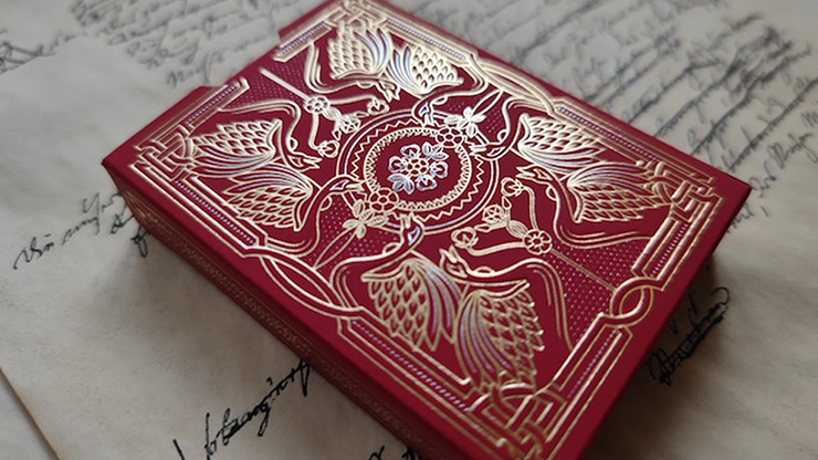 73789 alt3.png Shakespeare (Burgundy) Playing Cards