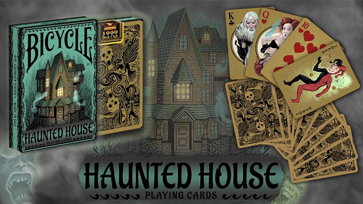 74288 alt5.png Bicycle Haunted House Playing Cards by Collectable Playing Cards