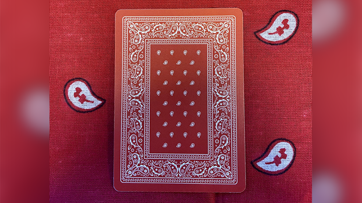 74389 alt4.png Bicycle Bandana (Red) Playing Cards