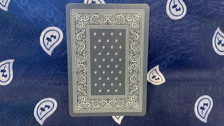 74392 alt1.png Gilded Bicycle Bandana (Blue) Playing Cards