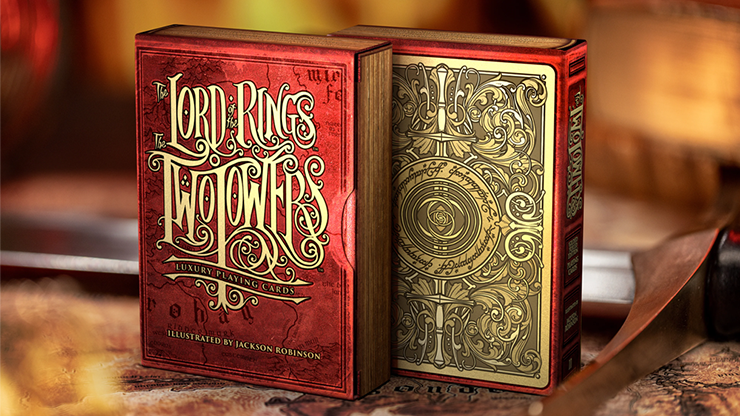 74526 alt1.png The Lord of the Rings - Two Towers Playing Cards (Foiled Edition) by Kings Wild
