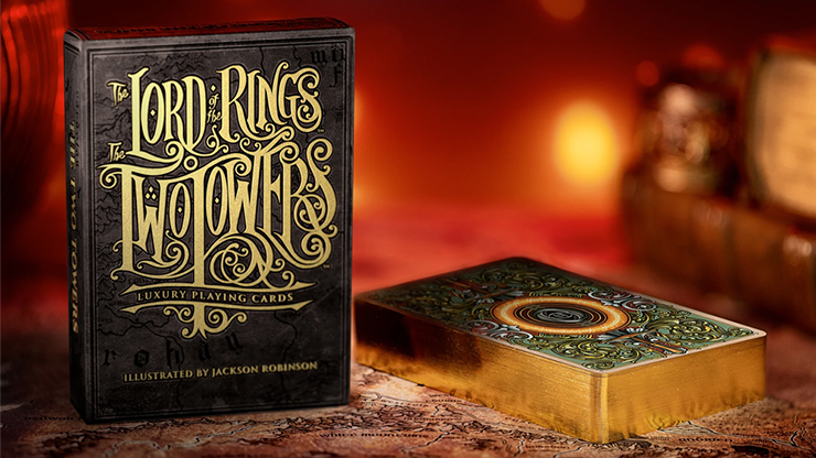74527 alt1.png The Lord of the Rings - Two Towers Playing Cards (Gilded Edition) by Kings Wild