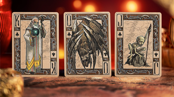 74527 alt4.png The Lord of the Rings - Two Towers Playing Cards (Gilded Edition) by Kings Wild