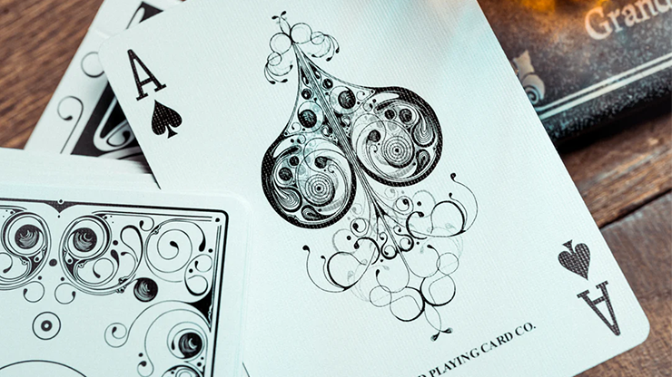 74677 alt1.png Smoke & Mirror (Smoke-White) Deluxe Limited Edition Playing Cards by Dan & Dave