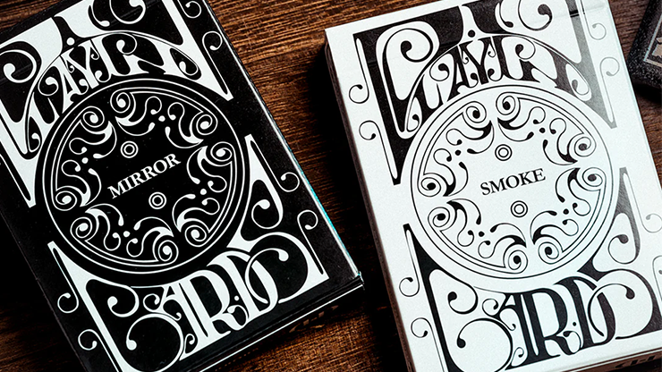 74677 alt4.png Smoke & Mirror (Smoke-White) Deluxe Limited Edition Playing Cards by Dan & Dave