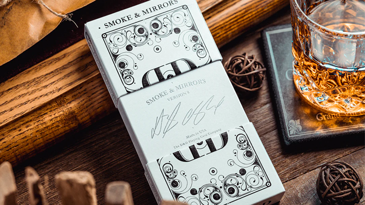 74677 full.png Smoke & Mirror (Smoke-White) Deluxe Limited Edition Playing Cards by Dan & Dave