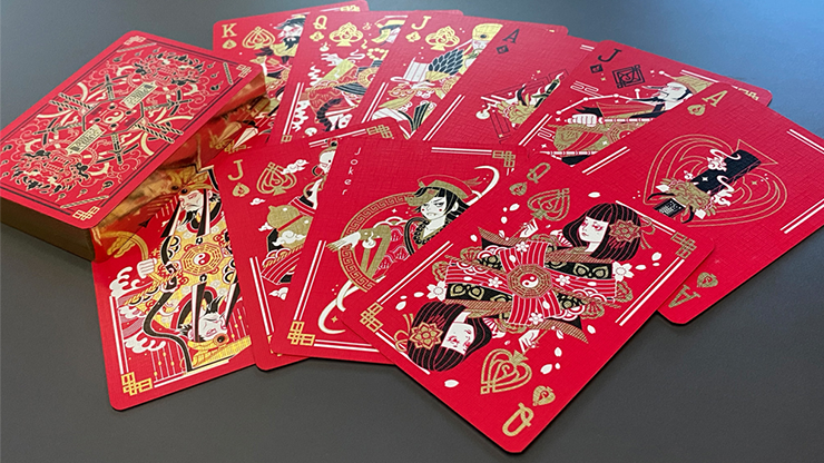 74787 alt3.png Geung Si The Torpor (Red) Playing Cards