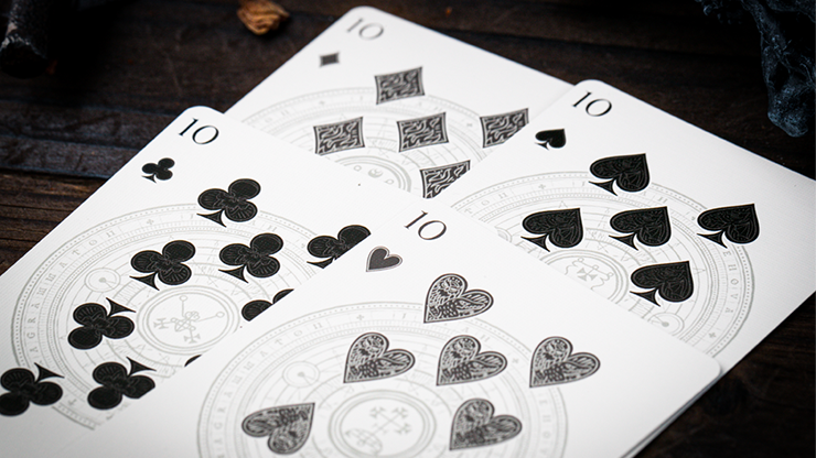 74800 alt3.png The Keys of Solomon: Silver Spirituum Playing Cards by Riffle Shuffle