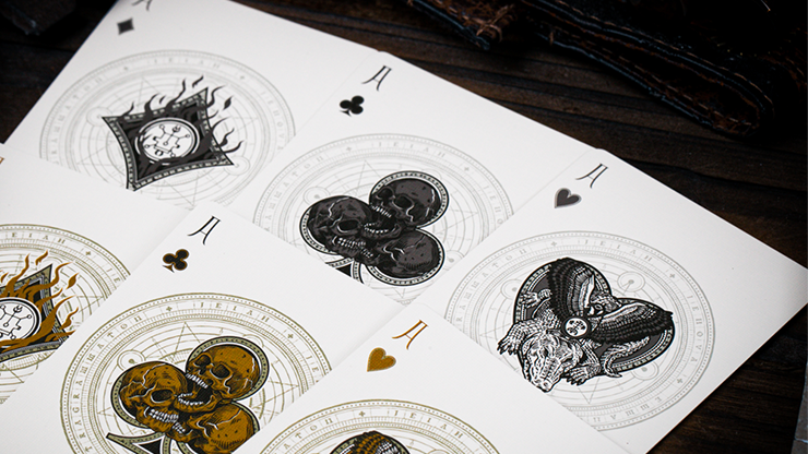 74800 alt4.png The Keys of Solomon: Silver Spirituum Playing Cards by Riffle Shuffle