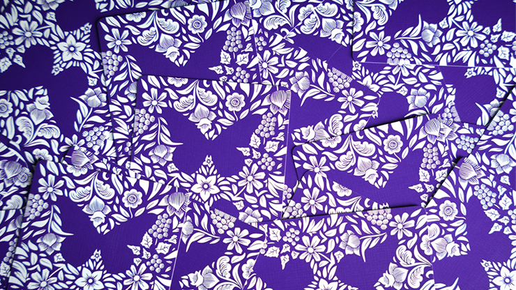 74807 alt4.png Butterfly Playing Cards (Royal Purple Edition)