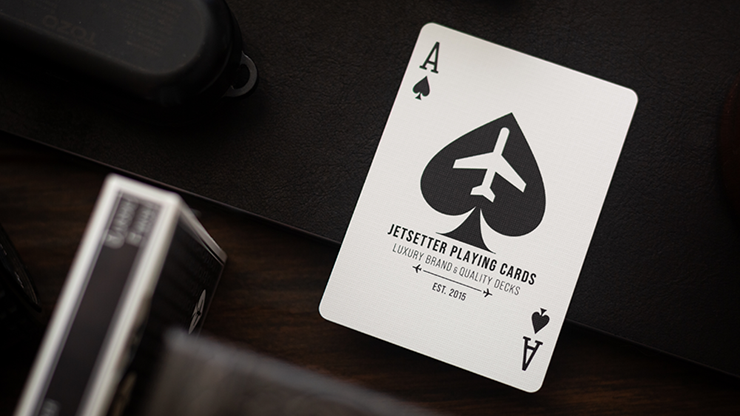 74810 alt1.png Lounge Edition Marked (Tarmac Black) by Jetsetter Playing Cards