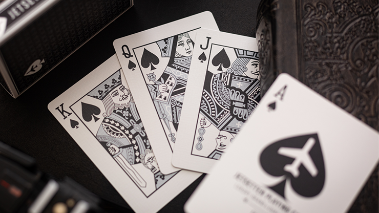 74810 alt2.png Lounge Edition Marked (Tarmac Black) by Jetsetter Playing Cards