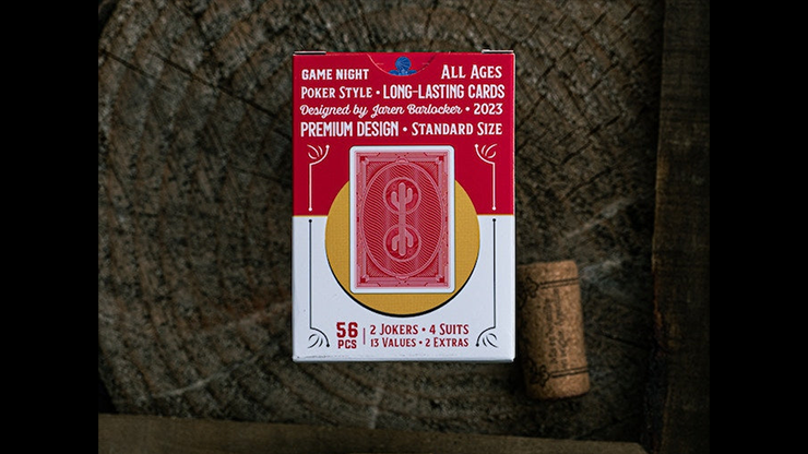 75028 alt5.png Desert Design (Ruby Red) Playing Cards