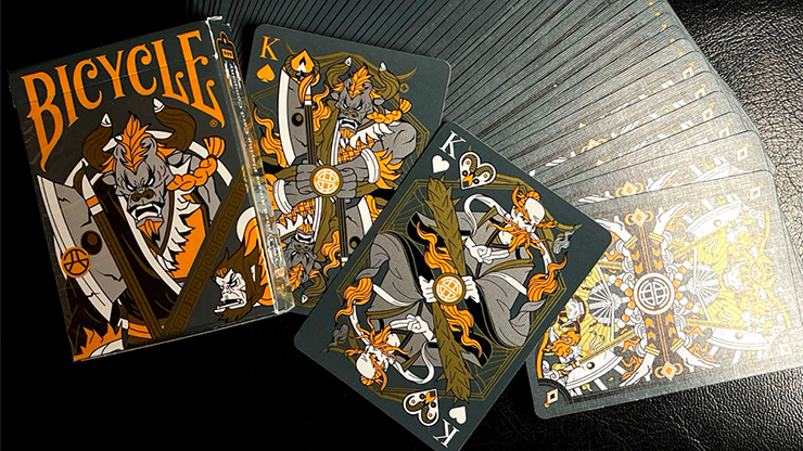 75119 alt1.png Bicycle Bull Demon King (Demolition Grey) Playing Cards