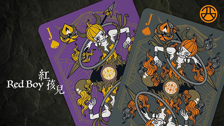75119 alt3.png Bicycle Bull Demon King (Demolition Grey) Playing Cards