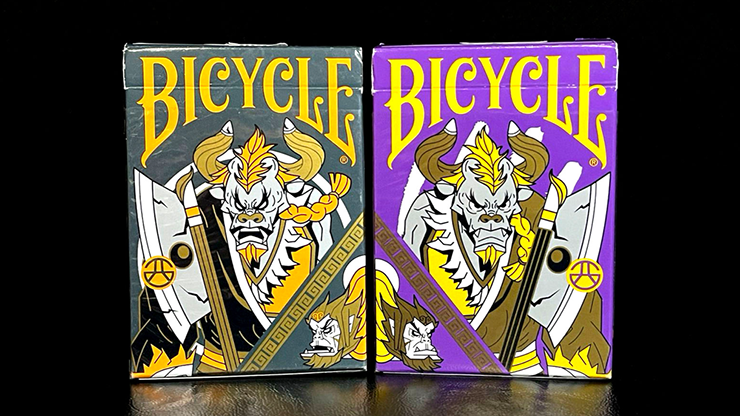 75119 alt5.png Bicycle Bull Demon King (Demolition Grey) Playing Cards