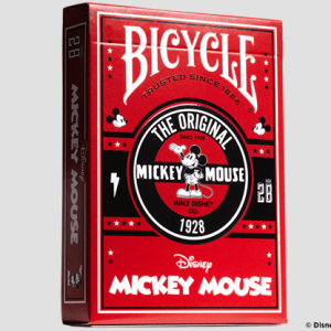 Bicycle Disney Classic Mickey Mouse (Red) by US Playing Card Co.
