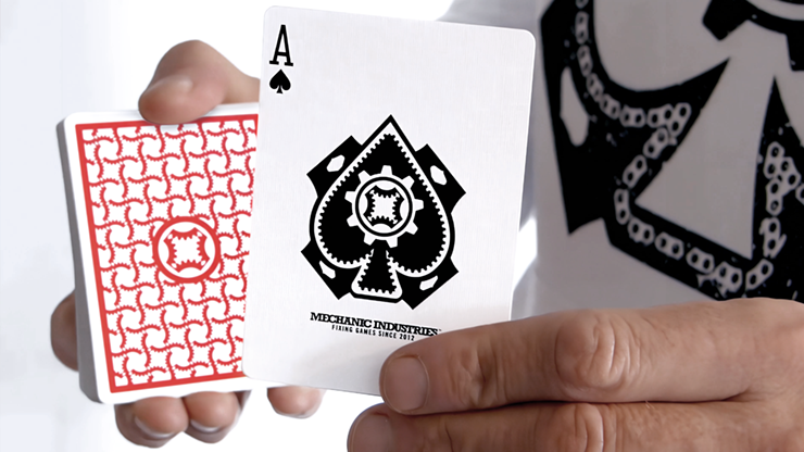 75492 alt3.png TURN (Red) Playing Cards by Mechanic Industries - Trick