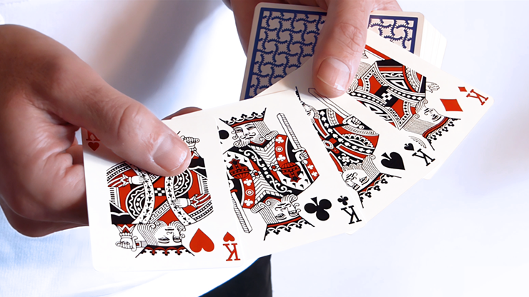 75492 alt4.png TURN (Red) Playing Cards by Mechanic Industries - Trick