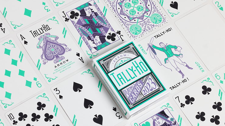75610 alt1.png Tally Ho Fan Back Arrow Playing Cards by US Playing Card Co.