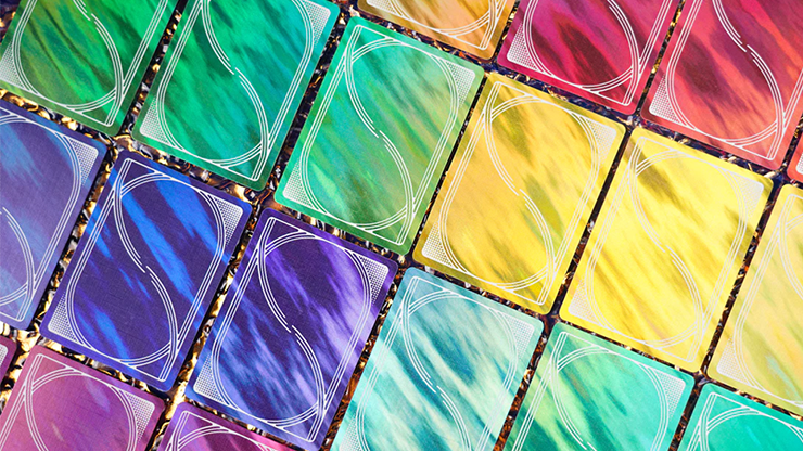 75636 alt5.png Rainbow HOLO Playing Cards by TCC Fashion