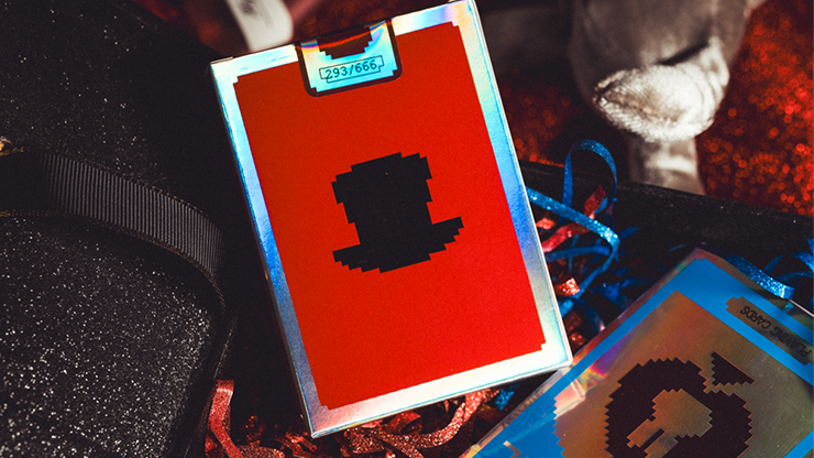 75742 alt1.png Limited Holographic Edition Surprise Deck V5 (Red) Playing cards by Bacon Playing Card Company