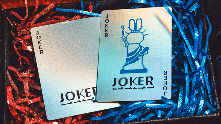 75743 alt4.png Limited Holographic Edition Surprise Deck V5 (Blue) Playing cards by Bacon Playing Card Company