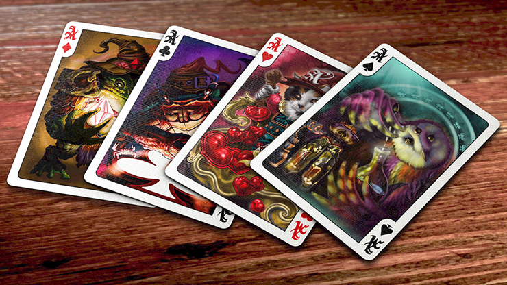 76032 alt4.png The Animal Instincts Poker and Oracle (Wizard) Playing Cards