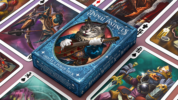 76033 alt2.png The Animal Instincts Poker and Oracle (Minstrel) Playing Cards