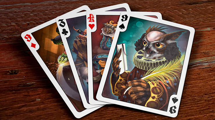 76033 alt3.png The Animal Instincts Poker and Oracle (Minstrel) Playing Cards