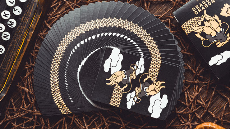 76051 alt1.png The Dragon (Black Gilded) Playing Cards