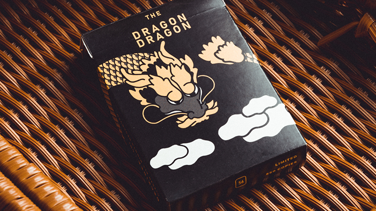 76051 alt2.png The Dragon (Black Gilded) Playing Cards