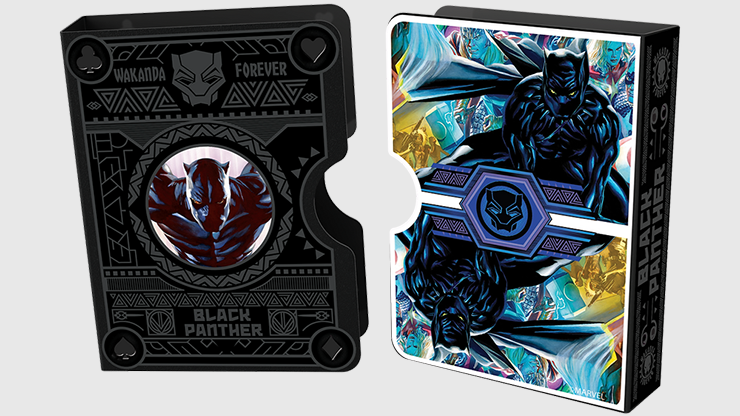 76183 alt2.png Marvel Black Panther Playing Cards (Plus Card Guard)