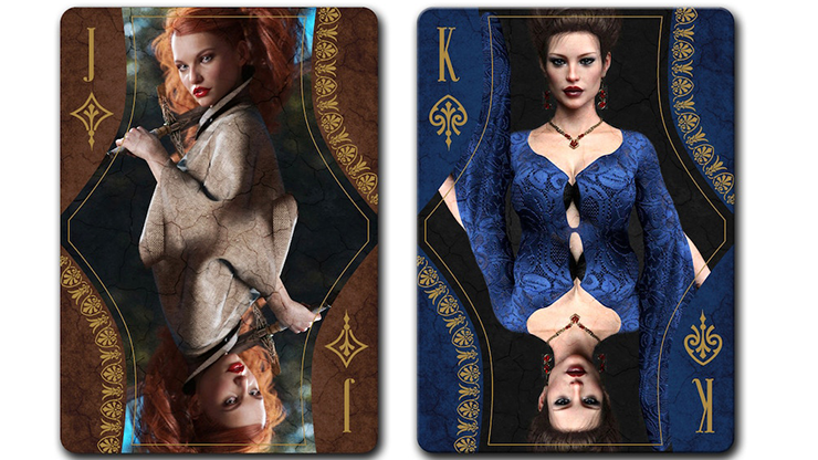 76197 alt4.png Rubynis Royal Playing Cards Blue Wax Seal (Limited Edition)