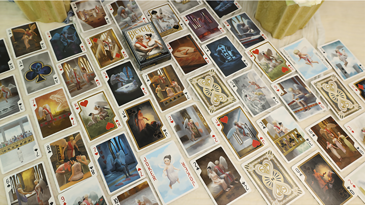 76245 alt5.png Limited Gilded Bicycle Cupid (Numbered Seal) Playing Cards