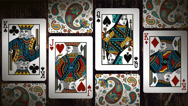 76441 alt2.png Paisley Poker Mini Playing Cards by Dutch Card House Company