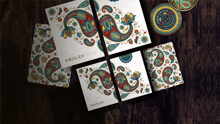76441 alt3.png Paisley Poker Mini Playing Cards by Dutch Card House Company
