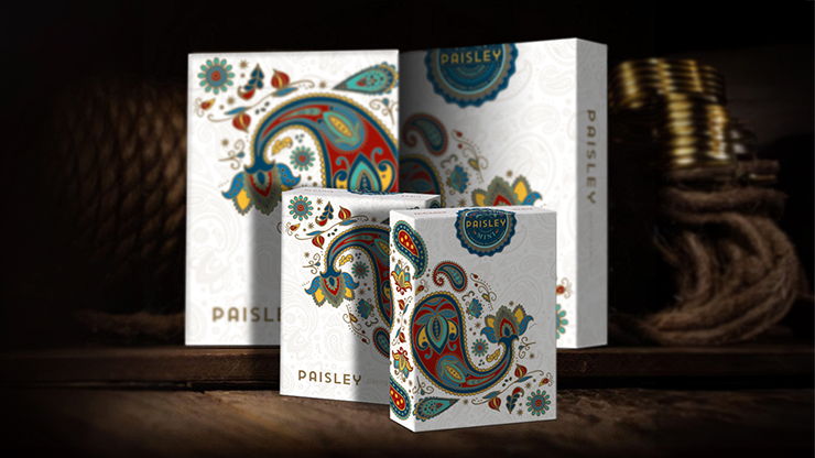 76441 full.png Paisley Poker Mini Playing Cards by Dutch Card House Company