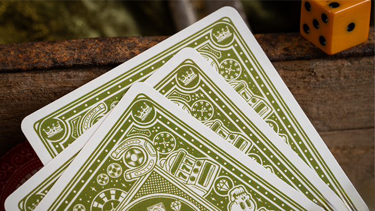 76452 alt4.png Chancers V3 Green (Marked) Playing Cards by Good Pals