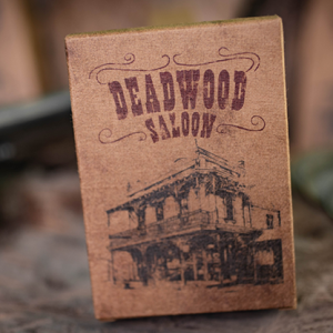 Deadwood Marked (Red) Playing Cards by Matthew Wright and Mark Bennett