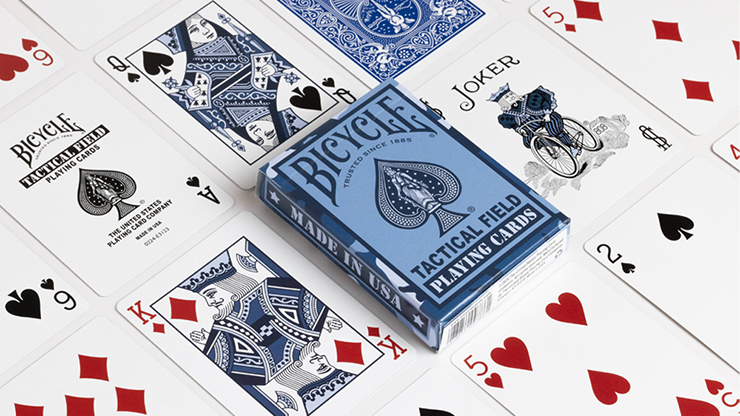 76652 alt2.png Bicycle Tactical Field (Navy) Playing Cards by US Playing Card Co