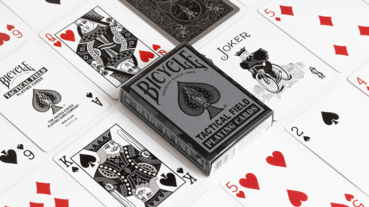 76653 alt2.png Bicycle Tactical Field (Black) Playing Cards by US Playing Card Co