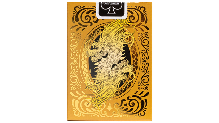 76661 alt1.png Bicycle Gold Dragon Playing Cards by US Playing Card Co