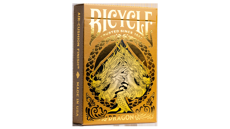 76661 full.png Bicycle Gold Dragon Playing Cards by US Playing Card Co