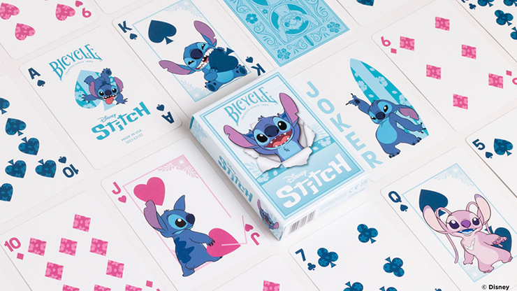 76665 alt2.png Bicycle Disney Stitch Playing Cards by US Playing Card Co