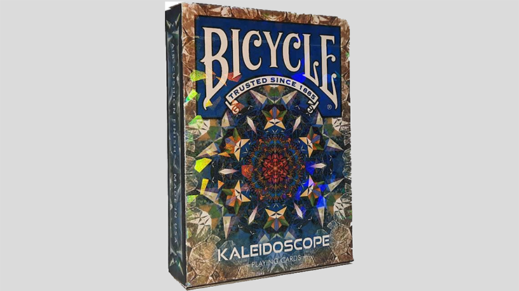 76699 alt2.png Bicycle Kaleidoscope Blue Playing Cards