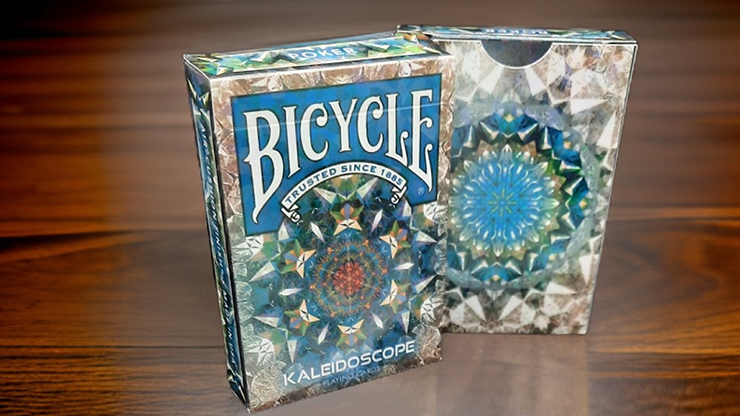 76699 full.png Bicycle Kaleidoscope Blue Playing Cards